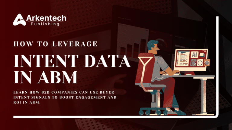 Marketer analyzing intent data in ABM strategy